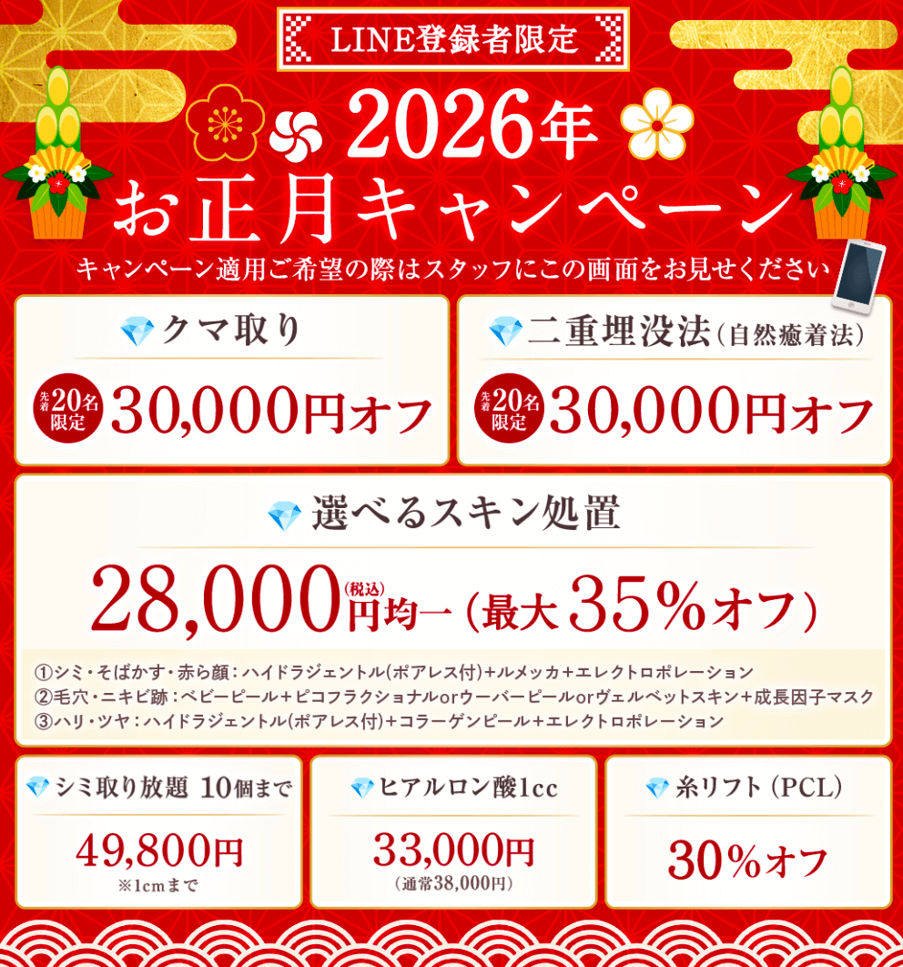 1月限定お正月キャンペーン